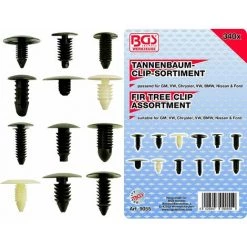 BGS TECHNIC 340 CLIPS DE FIXATION POUR VOITURE GM NISSAN FORD VW BMW CHRYSLER