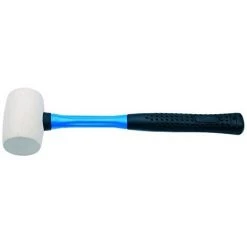 BGS TECHNIC BGS MAILLET EN CAOUTCHOUC, TÊTE BLANCHE, Ø 64 MM, 750 G, 1967