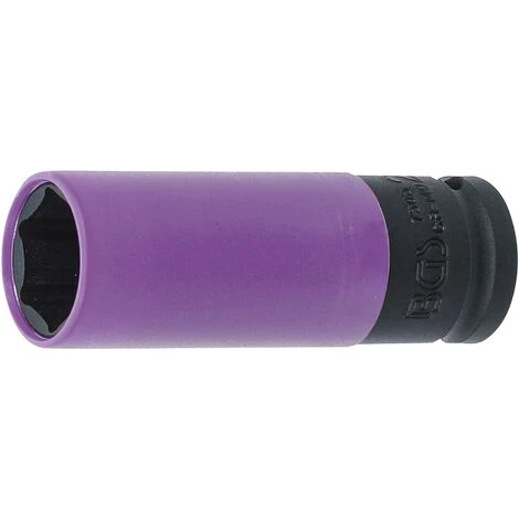 BGS TECHNIC DOUILLE À CHOC AVEC PROTECTION | ULTRA MINCE | EMPREINTE CARRÉ FEMELLE 12,5MM (1/2'') | 22 MM BGS 7505 3 BGS TECHNIC DOUILLE À CHOC AVEC PROTECTION | ULTRA MINCE | EMPREINTE CARRÉ FEMELLE 12,5MM (1/2'') | 22 MM BGS 7505