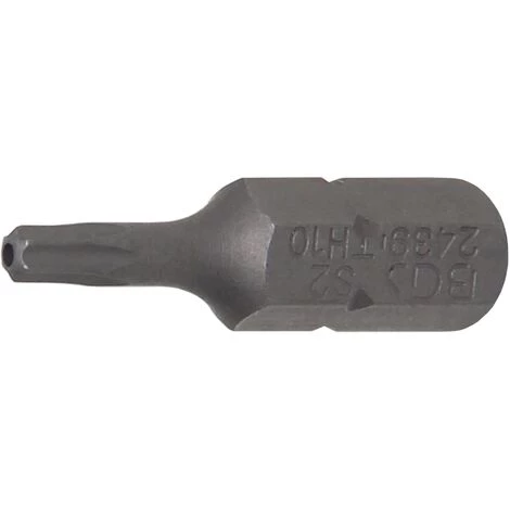BGS TECHNIC EMBOUT | LONGUEUR 25 MM | 6,3 MM (1/4'') | PROFIL T (POUR TORX) AVEC PERÇAGE T10 BGS 2439 3 BGS TECHNIC EMBOUT | LONGUEUR 25 MM | 6,3 MM (1/4'') | PROFIL T (POUR TORX) AVEC PERÇAGE T10 BGS 2439