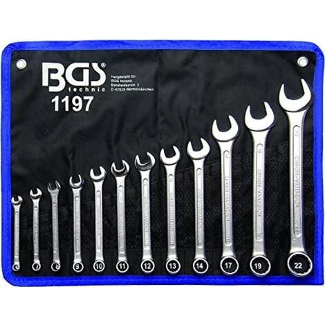 BGS TECHNIC 1197 JEU DE 12 CLES MIXTES BGS 6 - 22 3 BGS TECHNIC 1197 JEU DE 12 CLES MIXTES BGS 6 - 22