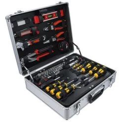 BGS TECHNIC Caisse à Outils BGS - Mallette Aluminium - 129 Pcs - 2204 -BGS TECHNIC Soldes 32378097 3