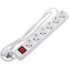 BGS TECHNIC BARRE DE PRISES DE COURANT | SEXTUPLE AVEC COMMUTATEUR | CORDON DE 1,4M | 3 X 1,5MM² | IP20 BGS 3373 -BGS TECHNIC Soldes 32634392 1