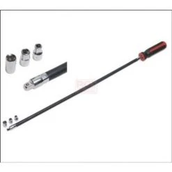 BGS TECHNIC 7824 TOURNEVIS FLEXIBLE LONG 500MM CARRE 1/4 PLUS DOUILLES