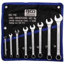 BGS TECHNIC BGS 1198 ENSEMBLE, 6-19 MM, 8 PIÈCES