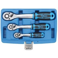 Jeu De Cliquets BGS TECHNIC - Denture Fine - 6,3mm (1/4") / 10mm (3/8") / 12,5mm (1/2") - 3 Pcs - 621