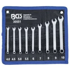 Jeu De Clés Mixtes BGS TECHNIC - 4 à 10 Mm - 9 Pcs - 30551