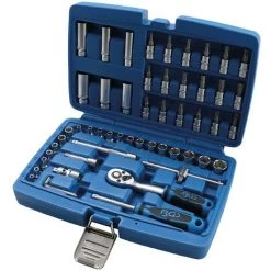 DOUILLES ET EMBOUTS CHROME VANADIUM COFFRET 53 PCS 1/4 BGS TECHNIC -BGS TECHNIC Soldes 3649380 3