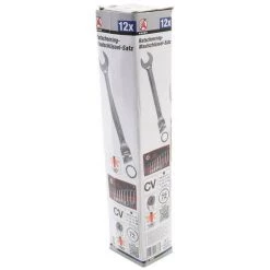BGS TECHNIC Jeu De Clés Mixtes à Cliquet BGS - Têtes Flexibles - 8 -19 Mm - 12 Pcs - 30002 -BGS TECHNIC Soldes 37531331 4