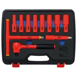 Jeu De Douilles VDE BGS TECHNIC - Empreinte 12,5mm (1/2") - Clés Six Pans 10/24 Mm - 11 Pcs - 7134