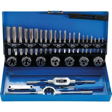 BGS Technic Jeu De Tarauds | M3 - M12 | 32 Pièces 3 BGS Technic Jeu De Tarauds | M3 - M12 | 32 Pièces