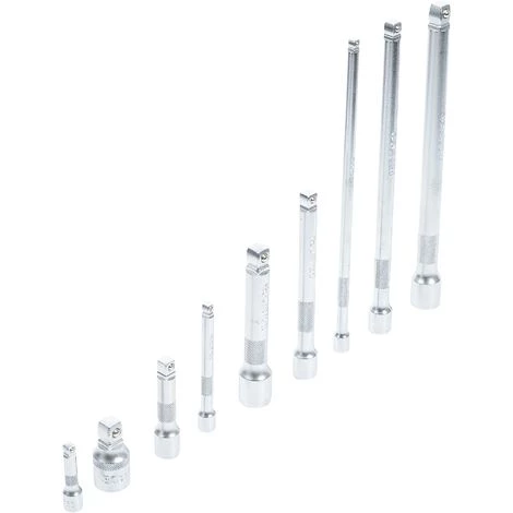 BGS Technic Jeu De Rallonges Basculants | 6,3 Mm (1/4") / 10 Mm (3/8") / 12,5 Mm (1/2") | 9 Pièces 3 BGS Technic Jeu De Rallonges Basculants | 6,3 Mm (1/4") / 10 Mm (3/8") / 12,5 Mm (1/2") | 9 Pièces