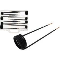 BGS Technic Jeu De Bobines D’induction Pour Appareil De Chauffage à Induction | Coudée 90° | Pour Art. 2169 | 8 Pièces