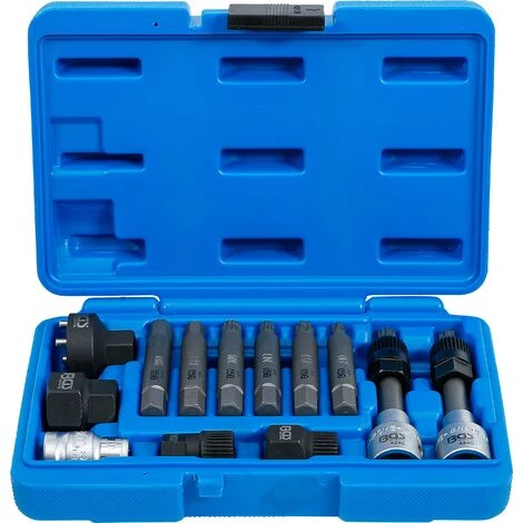 BGS Technic Jeu De Douilles à Embouts Pour Alternateur | 12,5 Mm (1/2") | 13 Pièces 3 BGS Technic Jeu De Douilles à Embouts Pour Alternateur | 12,5 Mm (1/2") | 13 Pièces