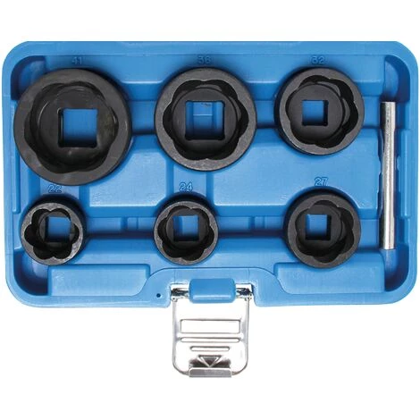 BGS Technic Jeu De Douilles Spiralées/extracteur De Vis | 12,5 Mm (1/2") + 20 Mm (3/4") | 22 - 41 Mm | 6 Pièces 2 BGS Technic Jeu De Douilles Spiralées/extracteur De Vis | 12,5 Mm (1/2") + 20 Mm (3/4") | 22 - 41 Mm | 6 Pièces