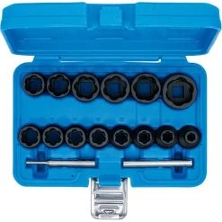 BGS Technic Jeu De Douilles Spiralées/extracteur De Vis | 12,5 Mm (1/2") | 8 - 27 Mm | 16 Pièces -BGS TECHNIC Soldes 38345987 4
