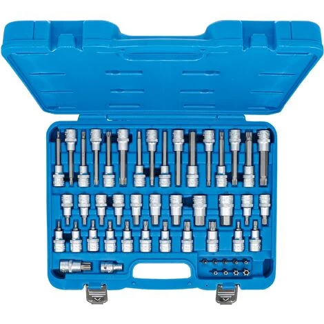 BGS Technic Jeu De Douilles à Embouts | 12,5 mm (1/2"), 8 mm (5/16") | 49 Pièces 6 BGS Technic Jeu De Douilles à Embouts | 12,5 mm (1/2"), 8 mm (5/16") | 49 Pièces – Image 4