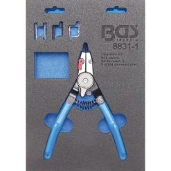 BGS Technic Pince à Circlips | Pour Circlips Internes/externes | Points échangeables | 180 Mm