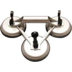 BGS Technic Triples Ventouses Mini | Ø 115 Mm | Aluminium