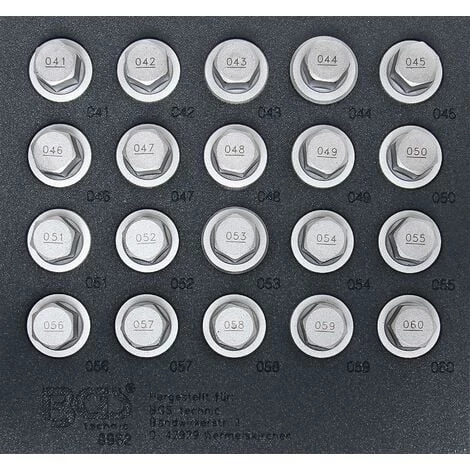 BGS Technic Insert De Servante D'atelier 1/6 : Jeu D’outils De Réglage Pour écrous De Jantes Pour BMW | 20 Pièces 4 BGS Technic Insert De Servante D'atelier 1/6 : Jeu D’outils De Réglage Pour écrous De Jantes Pour BMW | 20 Pièces – Image 2