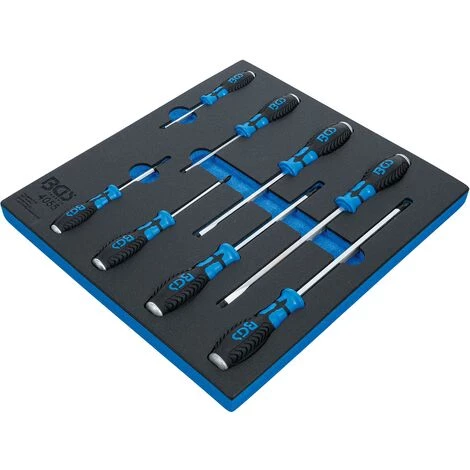 BGS Technic Insert De Servante D'atelier 2/3 : Tournevis à Fente Et Cruciformes | 8 Pièces 4 BGS Technic Insert De Servante D'atelier 2/3 : Tournevis à Fente Et Cruciformes | 8 Pièces – Image 2