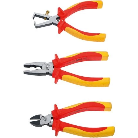 BGS Technic Jeu De Pinces VDE | 3 Pièces 5 BGS Technic Jeu De Pinces VDE | 3 Pièces – Image 3