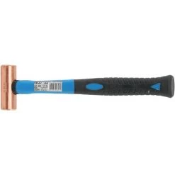 BGS Technic Marteau En Cuivre | Manche En Fibres De Verre | Ø 32 mm | Tête 680 g (1.5 lb)