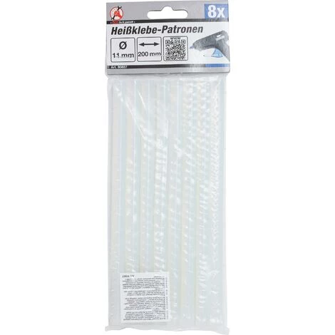 BGS Technic Bâtonnets De Colle Chaude | Transparent | Ø 11 mm, 200 mm | 8 pièces 4 BGS Technic Bâtonnets De Colle Chaude | Transparent | Ø 11 mm, 200 mm | 8 pièces – Image 2