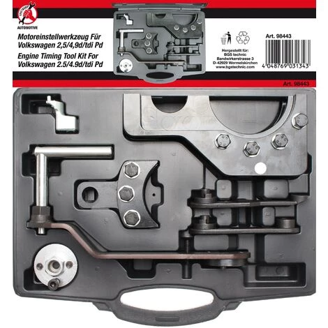 BGS Technic Kit De Calage Moteur | Pour Pompe D’injection VAG 2.5 / 4.9D / TDI 3 BGS Technic Kit De Calage Moteur | Pour Pompe D’injection VAG 2.5 / 4.9D / TDI