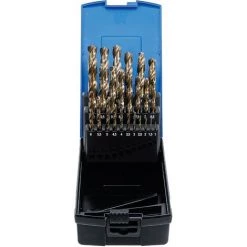 BGS Technic Boite De Forets Hélicoïdaux | HSS-G M35 | Acier De Cobalt | 1 - 13 Mm | 25 Pièces