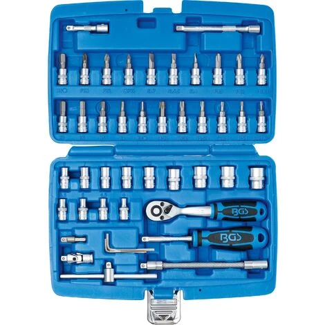 BGS Technic Coffret De Douilles | 6,3 Mm (1/4") | 46 Pièces 6 BGS Technic Coffret De Douilles | 6,3 Mm (1/4") | 46 Pièces – Image 4