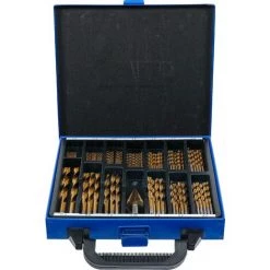 BGS Technic Jeu De Forets à étages | HSS | Traitement Au Nitrure De Titane | 1 - 10 Mm | 119 Pièces