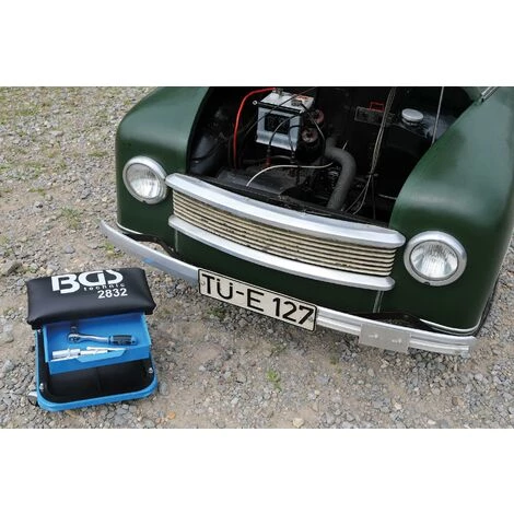 BGS Technic Siège D’atelier à Roulettes | Avec Tiroir 4 BGS Technic Siège D’atelier à Roulettes | Avec Tiroir – Image 2