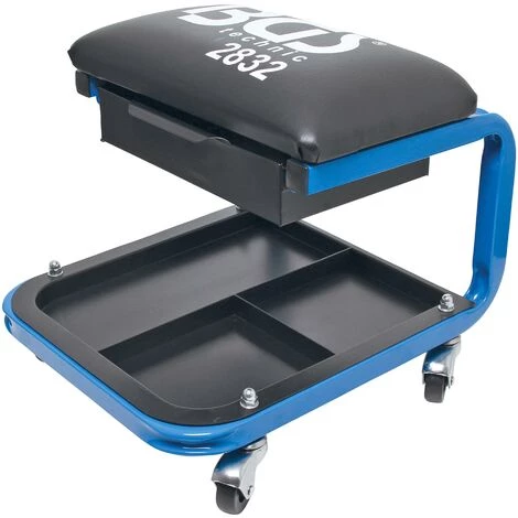 BGS Technic Siège D’atelier à Roulettes | Avec Tiroir 5 BGS Technic Siège D’atelier à Roulettes | Avec Tiroir – Image 3