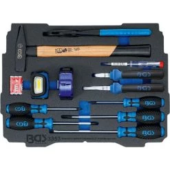 BGS Technic Insert Pour Art. BOXSYS1 & 2 : Jeu De Marteaux, De Pinces, De Tournevis | 12 Pièces