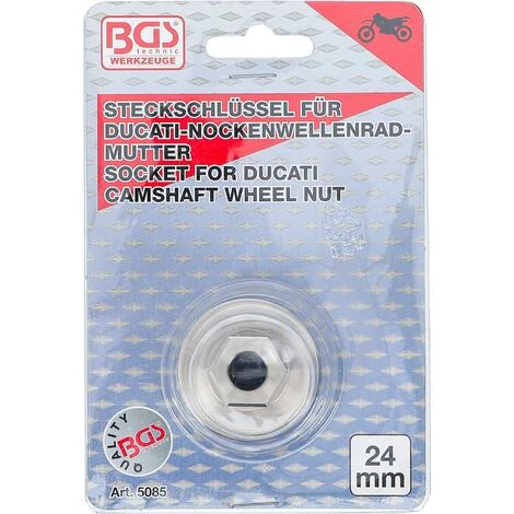BGS Technic Douilles Spéciale | Pour écrous De Pignon D'arbre à Cames Pour Ducati | 24 Mm 6 BGS Technic Douilles Spéciale | Pour écrous De Pignon D'arbre à Cames Pour Ducati | 24 Mm – Image 4