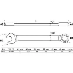 BGS Technic Clé Mixte à Cliquet | 30 mm 5 BGS Technic Clé Mixte à Cliquet | 30 mm -BGS TECHNIC Soldes 38362679 2
