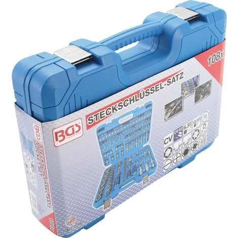 BGS Technic Coffret De Douilles à Profil Ondulé | 6,3 mm (1/4") / 12,5 mm (1/2") | 108 Pièces 6 BGS Technic Coffret De Douilles à Profil Ondulé | 6,3 mm (1/4") / 12,5 mm (1/2") | 108 Pièces – Image 4