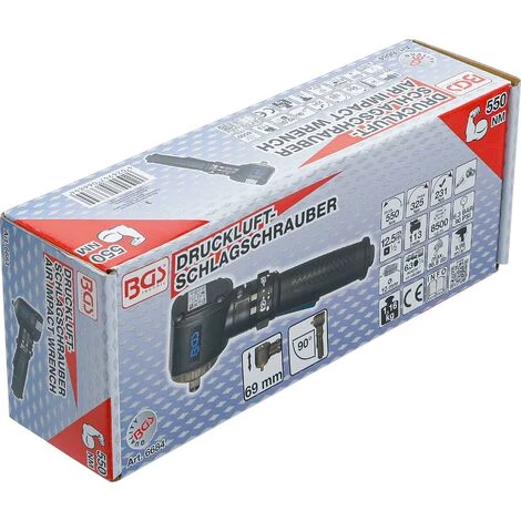 BGS Technic Clé à Choc | Coudée | 12,5 mm (1/2") | 550 Nm 7 BGS Technic Clé à Choc | Coudée | 12,5 mm (1/2") | 550 Nm – Image 5