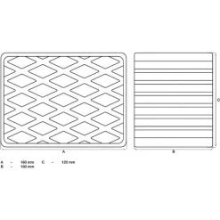 BGS Technic Tampon En Caoutchouc | Pour Pont élévateur | 160 X 120 X 100 Mm -BGS TECHNIC Soldes 38364644 2