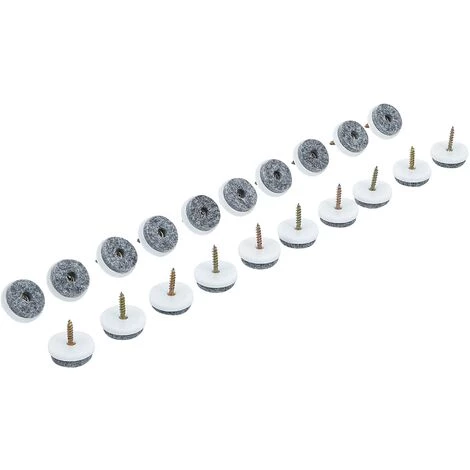 BGS Technic Jeu De Protections Antidérapants | à Vis | Ø 24 mm | 20 pièces 3 BGS Technic Jeu De Protections Antidérapants | à Vis | Ø 24 mm | 20 pièces