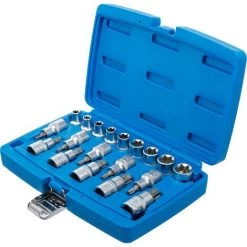 BGS Technic Jeu De Douilles à Embouts / De Clé à Douille | 12,5 Mm (1/2") | Profil E/profil T (pour Torx)/Profil E | 19 Pièces -BGS TECHNIC Soldes 38364856 4