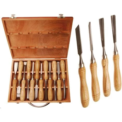 BGS Technic Jeu De Ciseaux à Bois | 12 Pièces 3 BGS Technic Jeu De Ciseaux à Bois | 12 Pièces