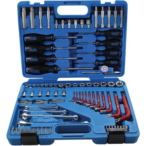 BGS Technic Assortiment D’outils | 6,3 Mm (1/4") + 12,5 Mm (1/2") | Profil E/profil T (pour Torx) | 84 Pièces 3 BGS Technic Assortiment D’outils | 6,3 Mm (1/4") + 12,5 Mm (1/2") | Profil E/profil T (pour Torx) | 84 Pièces