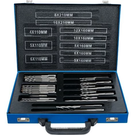 BGS Technic Jeu De Mèches | Tige SDS, Pointe En Métal Dur | 4 - 12 mm | 56 pièces 3 BGS Technic Jeu De Mèches | Tige SDS, Pointe En Métal Dur | 4 - 12 mm | 56 pièces