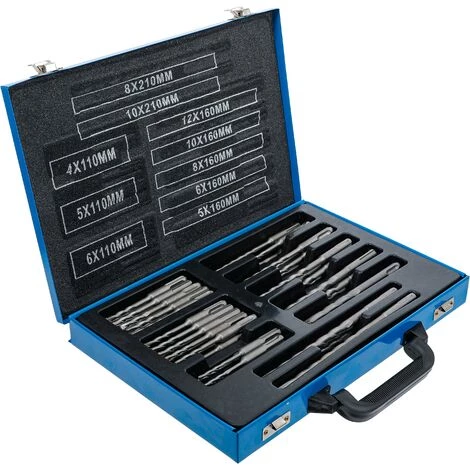 BGS Technic Jeu De Mèches | Tige SDS, Pointe En Métal Dur | 4 - 12 mm | 56 pièces 5 BGS Technic Jeu De Mèches | Tige SDS, Pointe En Métal Dur | 4 - 12 mm | 56 pièces – Image 3