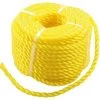 BGS Technic Corde En Matière Plastique/utilisation Universelle | 6 mm X 20 m | Jaune
