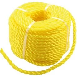 BGS Technic Corde En Matière Plastique/utilisation Universelle | 6 mm X 20 m | Jaune