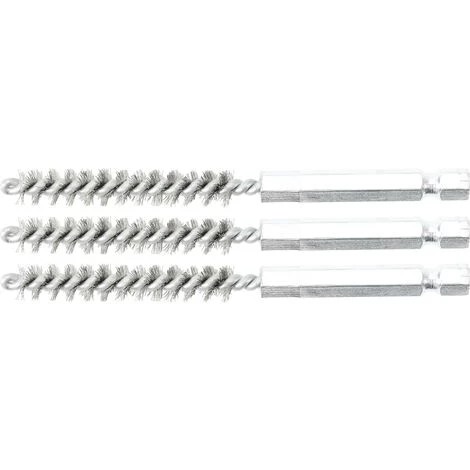 BGS Technic Brosse En Acier | 8 mm | 6,3 mm (1/4") | 3 pièces 3 BGS Technic Brosse En Acier | 8 mm | 6,3 mm (1/4") | 3 pièces