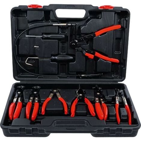 BGS Technic Jeu De Pinces Pour Colliers | 10 pièces 3 BGS Technic Jeu De Pinces Pour Colliers | 10 pièces